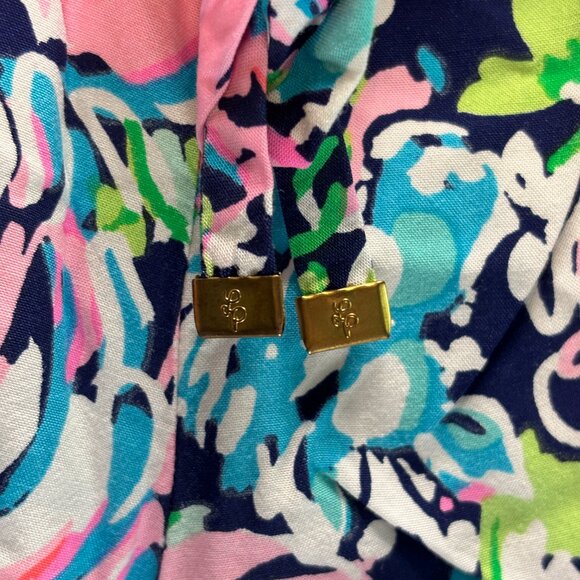 Pre-worn MINT Lilly Pulitzer Women's Size Small Floral Pattern Beach Shorts - Picture 4 of 11